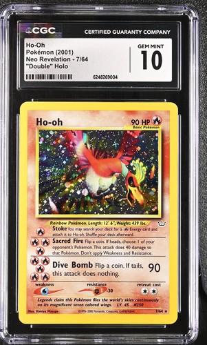Ho-oh (Unlimited) graded CGC 10 for sale on eBay