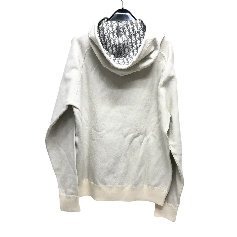 Dior 113M221AT225 Oblique Zip-up Apparel Parka 棉/羊绒 白色 — 第 2/4 张图片