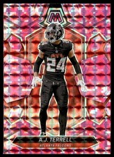 2024 Panini Mosaic Camo Pink Prizm A.J. Terrell Atlanta Falcons #12