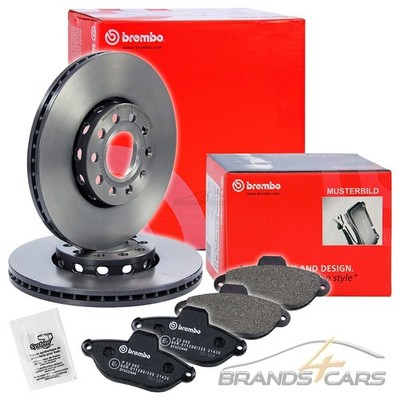 BREMBO COATED BREMSSCHEIBEN Ø258 BELÜFTET+BELÄGE VORNE FÜR FORD COURIER KASTEN