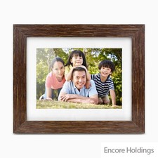 Aluratek 8 inches Digital Photo Frame - Light Distressed Wood - ADPFD08F