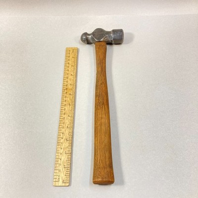 Vintage Channellock Hammer Ball Pein Peen Bell Face 24oz. 14'' Wood Handle USA