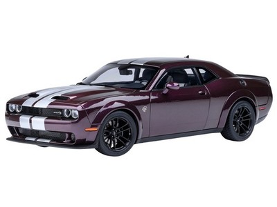2022 DODGE CHALLENGER SRT JAILBREAK HELLRAISIN PURPLE 1/18 CAR BY AUTOART 71762