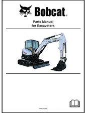 Bobcat 331 Excavator Parts Catalog Manual 6724054 SN 512911001-512912999