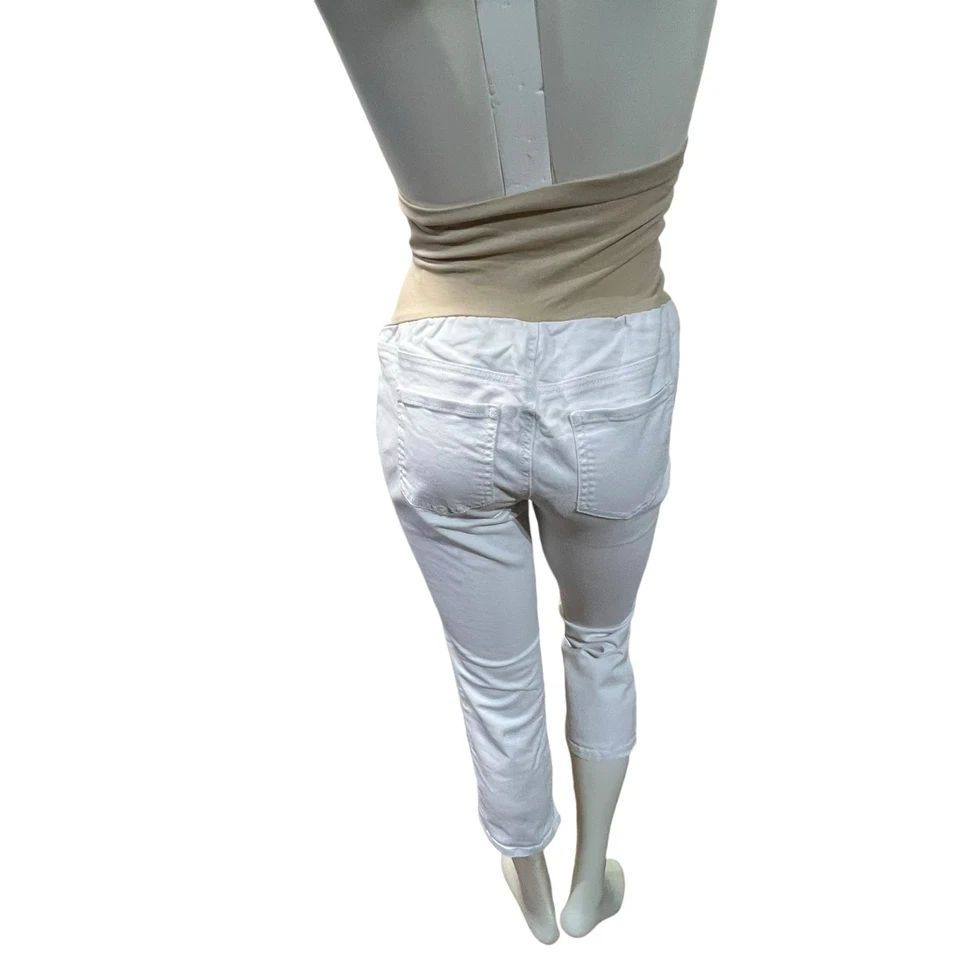 Oh Baby White Maternity Pants – Medium, Great Condition - Image 4 of 4