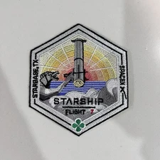 SpaceX Starship Flight 7 - Employee Patch