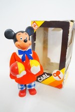 Vintage Carl Original Wind Up Mickey Mouse Toy Western Germany WORKS SEE VIDEO 