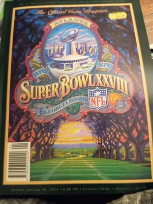 SUPER BOWL XXVIII - Atlanta Official Game Program - 30.01.1994 