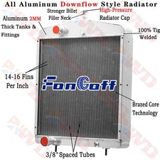 4 Row Radiator For Tractor Case 2390 2590 2594 3294 3394 3594 A147140, A184365