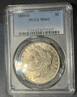 PCGS MS62 1880-o Morgan Silver Dollar $1 New Orleans Mint Morgan Silver Dollar
