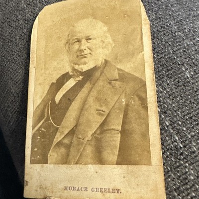CDV Horace Greeley  Go West Young Man