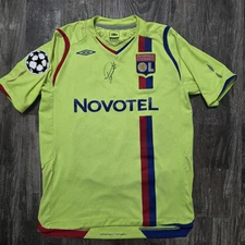 2009 Umbro Olympique Lyonnais Third Soccer Jersey Karim Benzema Kids XL Lyon