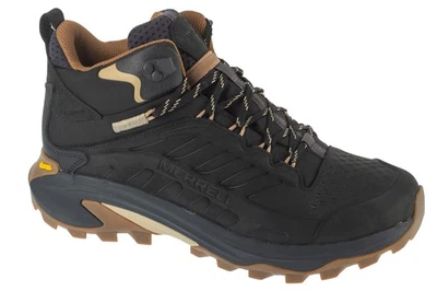Trekkingschuhe Herren, Merrell Moab Speed 2 Ltr Mid Wp, Schwarz