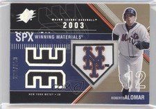 2003 SPx Winning Materials 250 Team Logo 202/228 Roberto Alomar #WM-RA1 HOF 9bp
