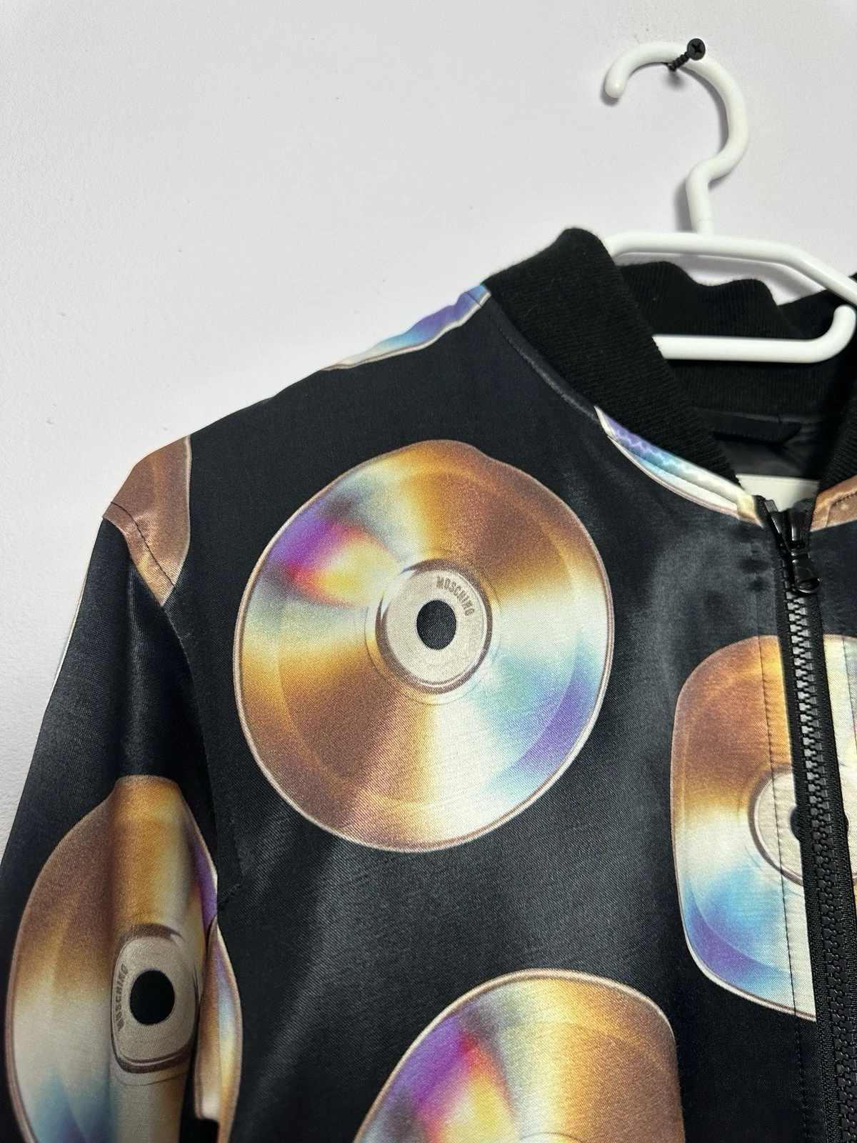 MOSCHINO x H&M Giacca Donna Stampa Compact Disc Taglia 34(S) Donna