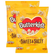 Butterkist Sweet & Salted Popcorn 100G, Gluten Free, Source of Fibre