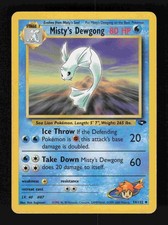 Misty's Dewgong - 54/132 - Unlimited - LP - Gym Challenge - Ken Sugimori on eBay