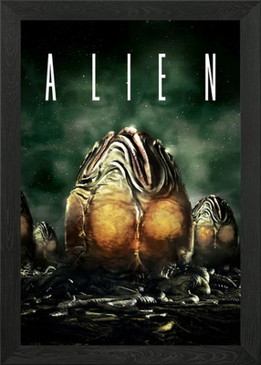 Alien Eggs Poster Gerahmt Wandbild Poster Leinwanddruck Bild