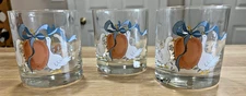 INTERNATIONAL CHINA CO MARMALADE GEESE GLASSES SET OF 3