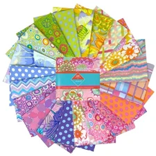 Kaffe Fassett Collective Classics Plus Sorbet Charm Pack 42 5-inch Squares FreeS
