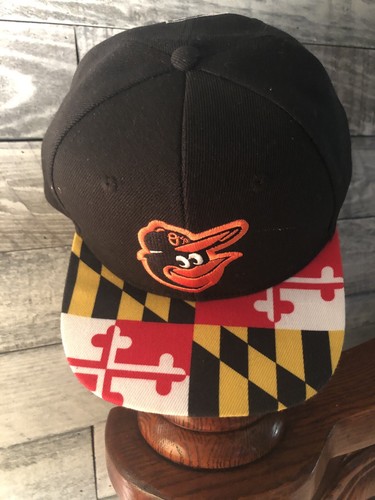 NWOT Black Maryland Orioles Adjustable 