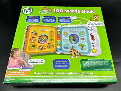 Leap Frog Learning Friends 100 Words Book Bilingual English