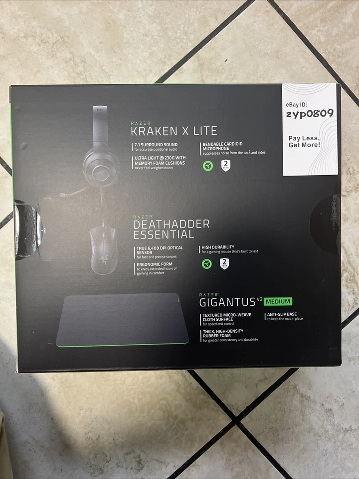 🔥Razer Next Level Bundle (BRAND NEW) with Gaming Headphone + Mouse + Mouse Pad - Image 2 of 4