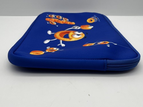 Cheezels Laptop Tablet Bag Case Snack Foods Collectible Zip Up Promotional Blue - Photo 5/10