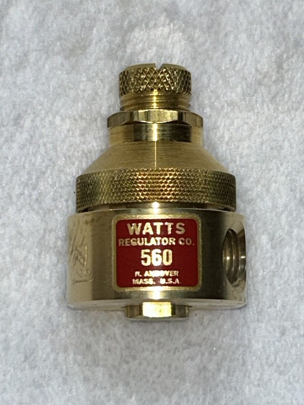 WATTS 560 Mini Water Pressure Regulator 1/4” FIPS 0-60psi