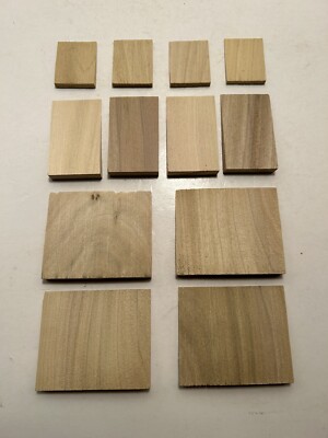 Lot Of 12 Assorted Sizes Wooden Wedges For Axe, Hammer And Ball Pein Handles