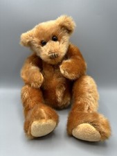 Vintage 2000 Ty Orange Teddy Bear Rainbow Nose 12" Plush Jointed