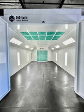 New M-tek Semi-down Draft Paint Spray Booth Paint Booth