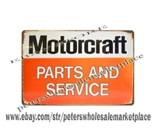 Parts Service car auto automotive metal tin sign room interior design