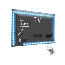 DC5V 2835 RGB USB LED Strip light Cable LED Flexible Tape 1M-5M RF IR Remote
