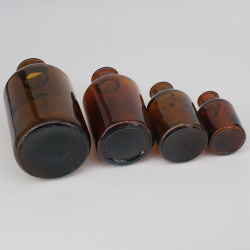 250-2500ml Brown Glass Narrow Mouth Bottle With Stopper Lab Chemistry Glassware - Picture 5 of 6