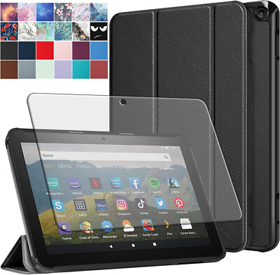 Lonfeid Hülle +9H Hartglas Fire HD 8/ HD 8 Plus (12th Generation,2024/2022) -3