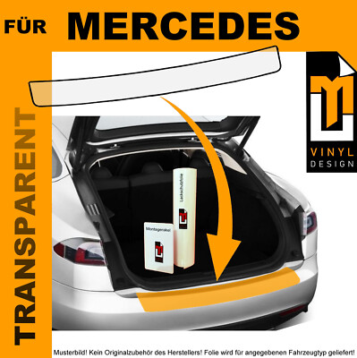 LADEKANTENSCHUTZ FOLIE FÜR MERCEDES SLK R172 ab 2011 TRANSPARENT