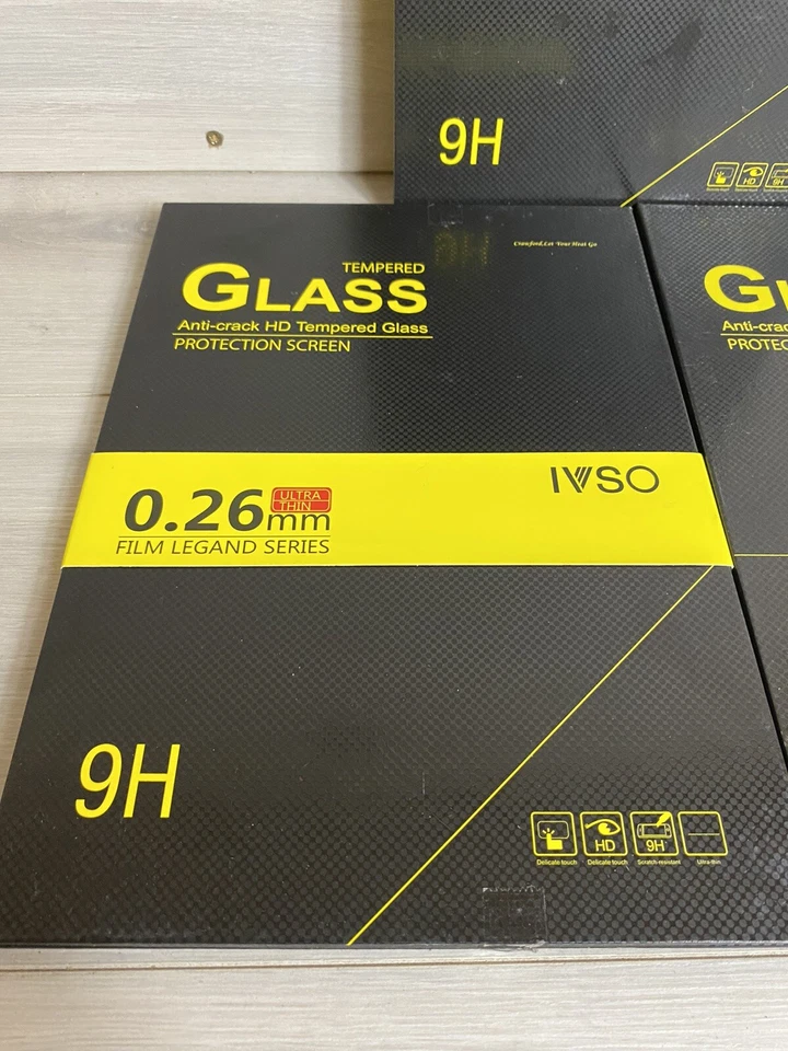 IVSO Samsung Galaxy Tab 10.5in Tempered Glass Screen Protector 9H 2 Pack X 3 - Image 2 of 4