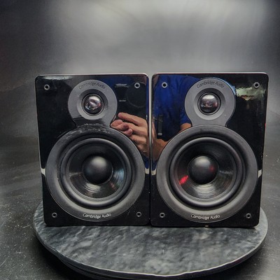 Cambridge Audio Minx XL Gloss Black Bookshelf Speakers Hi-Fi Sound   