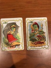 2 Early Dr. Busby Game Cards vintage Mollie Cod Cape Cod -- 1900s
