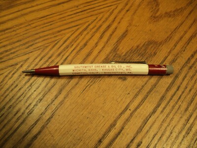 Vintage Autopoint Mechanical Pencil Southwest Grease & Oil Co  5-5/8'' Long  USA