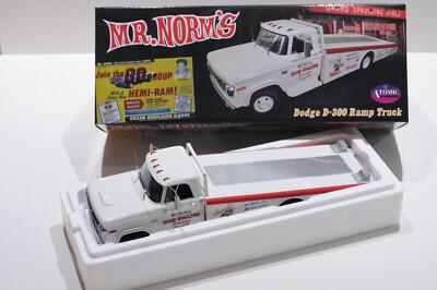 ACME 1970 DODGE D-300 RAMP TRUCK MR. NORM S SCALE 1:18 DIECAST LIMITED 1 OF 300