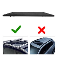 63" x 51" Aluminum Platform Flat Roof Rack Universal Cargo Carrier 600lbs Load