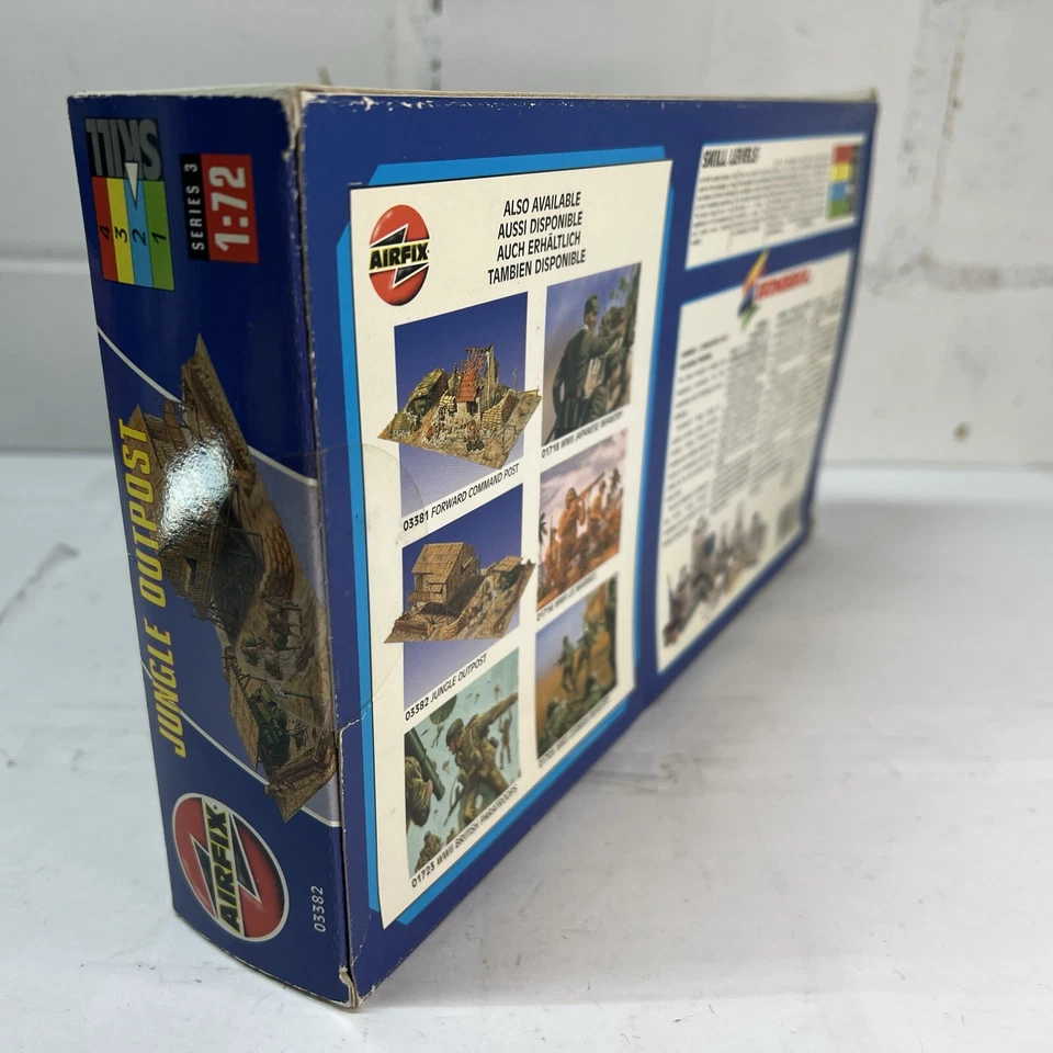 Vintage Airfix 1:72 Jungle Outpost Diorama Model Kit - New - Opened Box Rare!!!! - Image 4 of 4