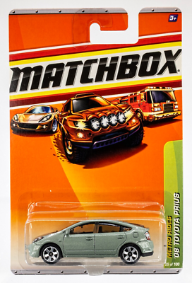2009 Matchbox #25 '09 Toyota Prius SILVER PINE MICA (GREEN) | 2010
