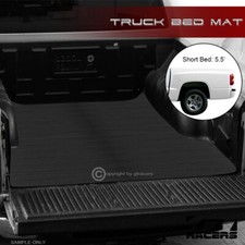 For 2000-2011 Dakota 5.5 Ft Short Cab Rubber Truck Bed Floor Mat Carpet Liner V2