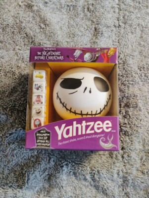 DISNEY YAHTZEE TIM BURTON'S THE NIGHTMARE BEFORE CHRISTMAS COLLECTOR'S NIB
