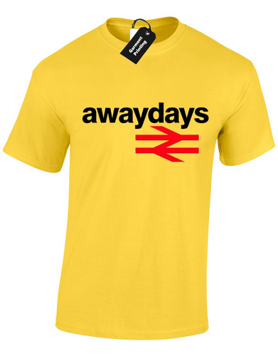 AWAY DAYS MENS T SHIRT FOOTBALL FANS 