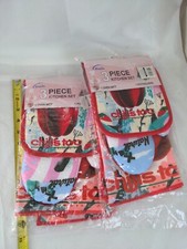 3 Piece Kitchen Set 1 Oven Mitt 1 Pot holder X2