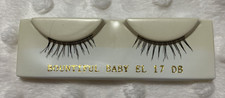 BOUNTIFUL BABY EL 17 WISPY Upper Baby Doll Eye Lashes DARK BROWN 3/4" x 1/4" 